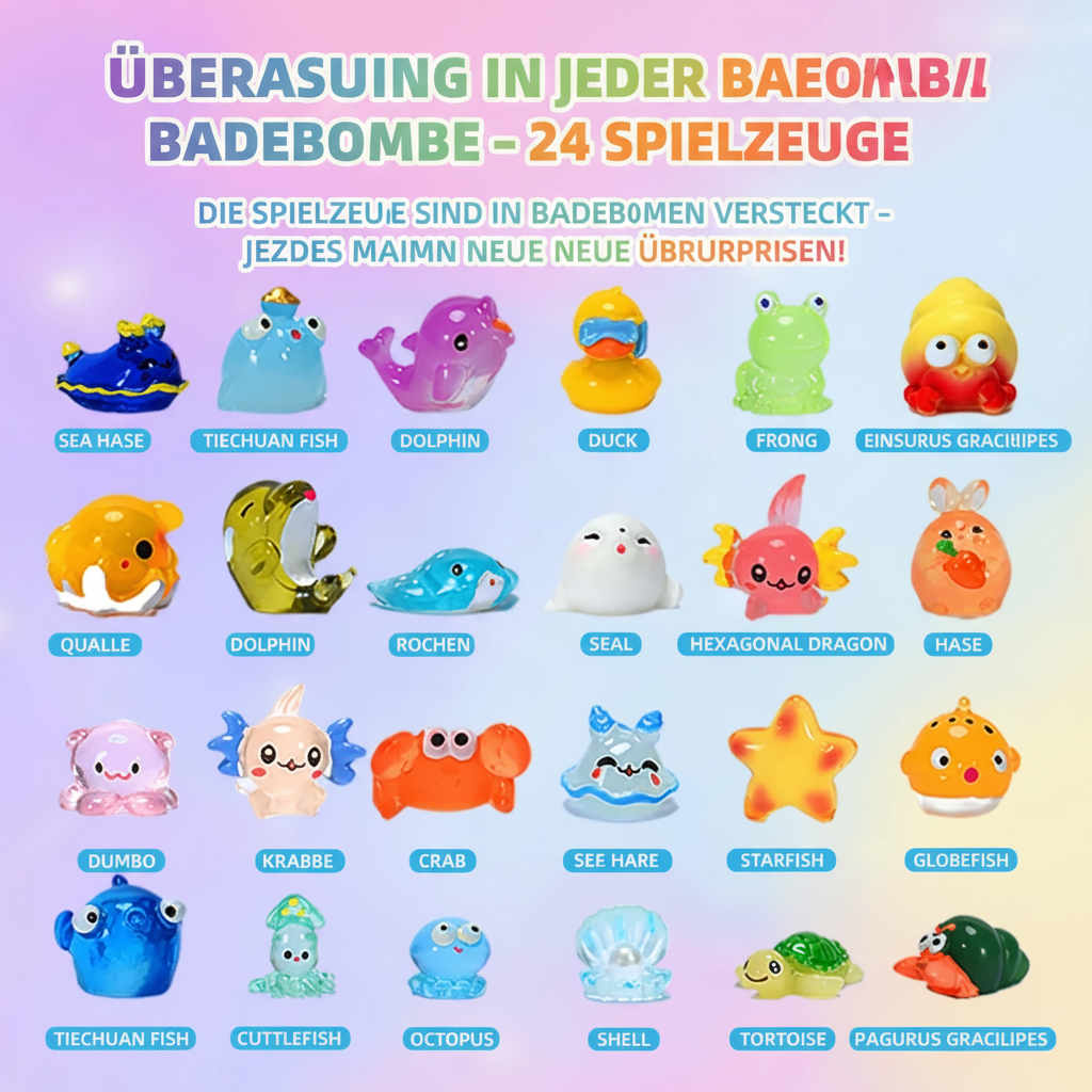 Deutsche Version – Überraschung in jeder Badebombe